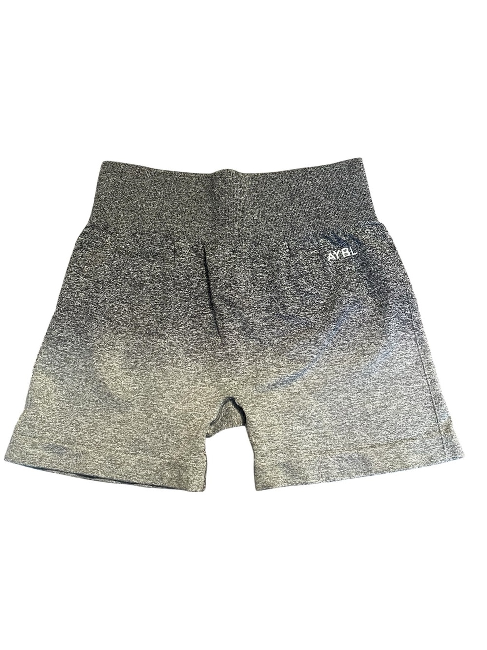 AYBL Heather Gray High-Waist Athletic Bike Shorts